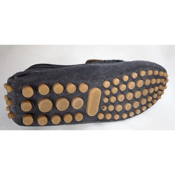 Johnston Murphy Men’s Blue Suede Penny Driving Loafers Shoes Sz 11 Brazil - Picture 8 of 10